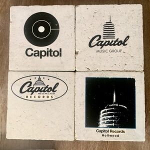 Tumbled or Smooth Marble Coaster set